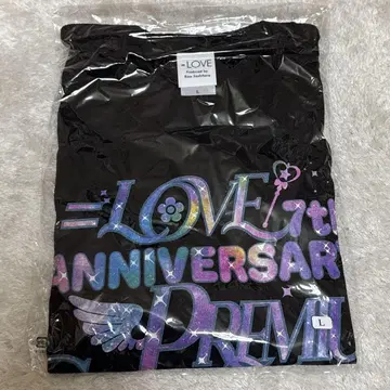 이코러브 7주년 티켓 셔츠 블랙