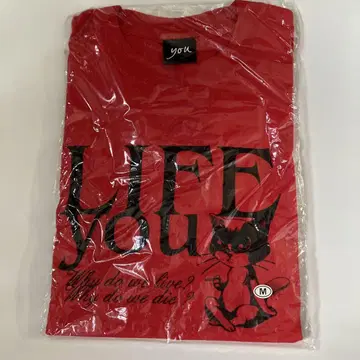 Janne Da Arc you T셔츠 life 레드 M 미개봉 새상품