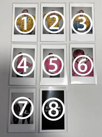 w-inds. 인스턴트 포토 카드 3매