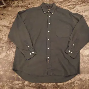 DOCKERS 긴팔 버튼 다운 셔츠 다크 그린 L 4499