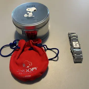 SNOOPY ELEGANCE 2001년 손목시계 캔 케이스 포함