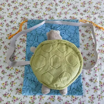 JELLYCAT 거북이 모양 백 봉제 인형