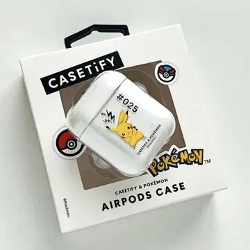 [한정판] airpods 케이스 피카츄 클리어 casetify 1세대