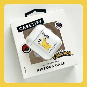 [한정판] airpods 케이스 피카츄 클리어 casetify 1세대