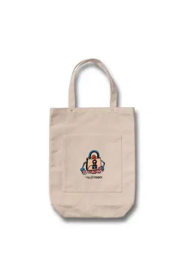 vaultroom LOGO CANVAS TOTE BAG natural