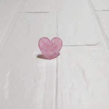 Angelic Pretty 깅엄 하트 반지 핑크