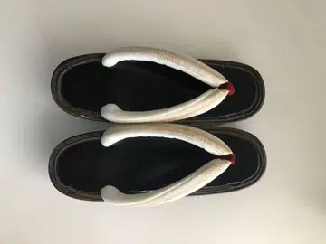 일본제 고급 오동나무 옻칠 일본 나막신