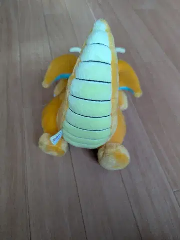 오렌지 컬러 드래곤 봉제 인형