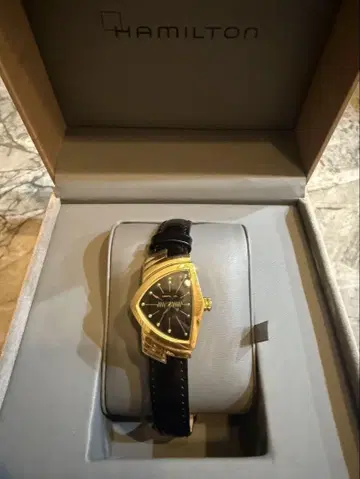 HAMILTON 벤츄라 블랙 금 여성 사이즈