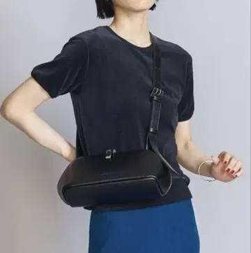 BEAUTY&YOUTH 벨로아 링거 T셔츠 네이비