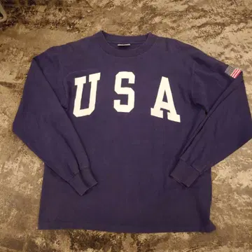 USA 로고 롱 슬리브 T셔츠 AllSport L 미국제 4451