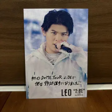 BE:FIRST DOME TOUR 2:BE 특전 포토 카드 LEO 레오