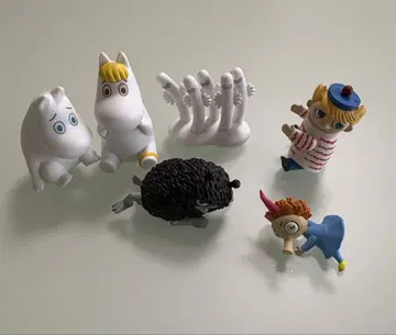 무민 가챠폰 피규어 6체 세트