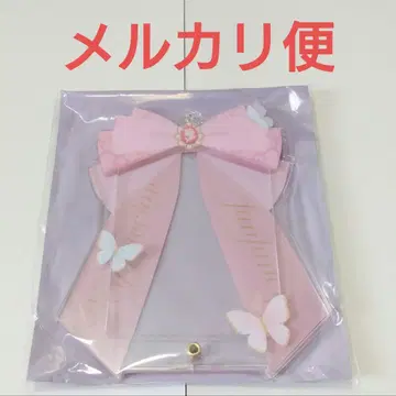 후쿠야 아크릴 프레임 리본 파피용 핑크 카와구치 한정 디자인 2