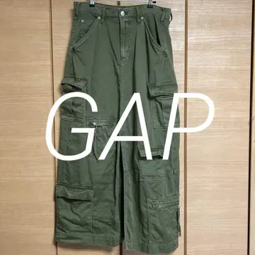 GAP 밀리터리 카고 맥시 스커트