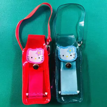 1997년 레어 헬로키티 비닐폰 케이스 파우치 소품함