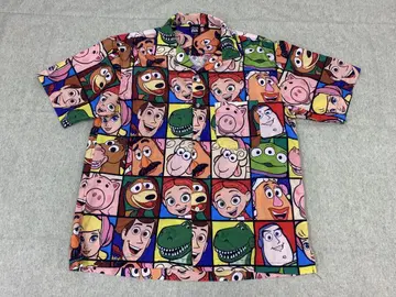M213 Disney PIXAR TOY STORY 레어 알로하 셔츠