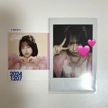 CUTIESTREET 큐스트 사쿠라바 하루카 데뷔 의상 폴라로이드