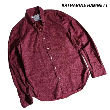 KATHARINE HAMNETT 올 패턴 코튼 긴팔 셔츠 68934