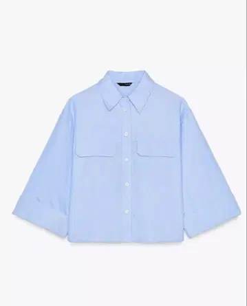 ZARA 숏 기장 옥스퍼드 셔츠 XS 사이즈