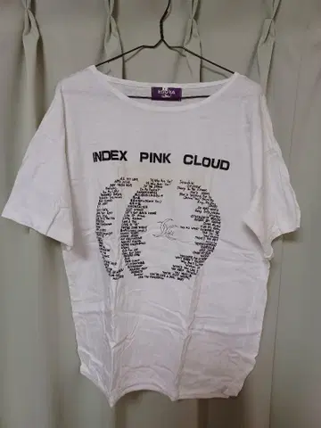 INDEX PINK CLOUD 프리 size 티셔츠