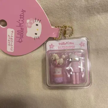 산리오 미니어처 패키지 참 키티 화이트