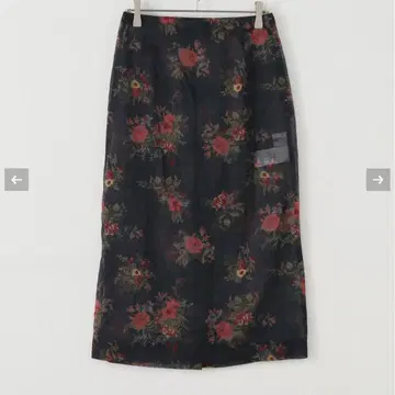 JANE SMITH FLOWER PRINT ORGANDY 스커트