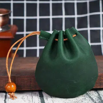 다크 그린 가죽 복조리