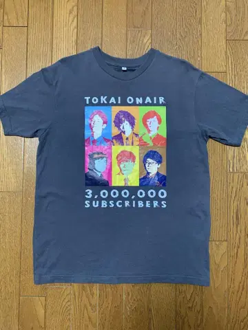 TOKAI ONAIR 300만 명 기념 티셔츠 M 사이즈