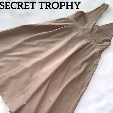 새상품급 SECRET TROPHY 오버롤 스커트 38 롱 원피스 M