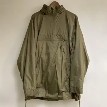 실물 USED 영국군 올리브색 하프 지퍼 밀리터리 자켓