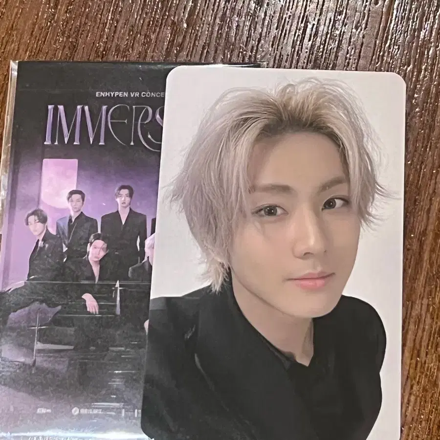 Enhypen VR Concert Poca Photocard Jungwon Immersion Yang Jungwon