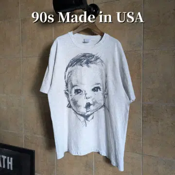 90년대 USA 제작 아기 티셔츠 싱글 스티치