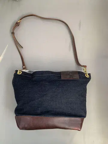 RRL 데님 숄더백 남녀 공용