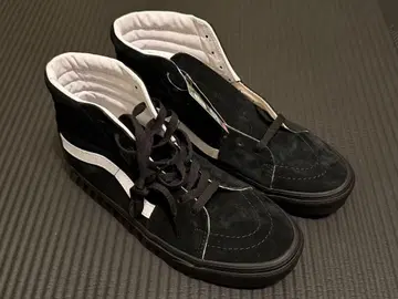 vans sk8hi pig suede black 26.0cm