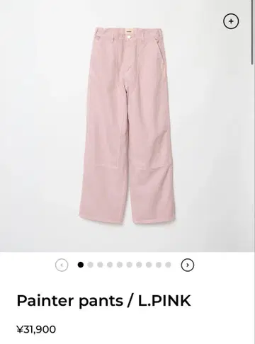 THE SHISHIKUI 페인터 팬츠 L.PINK 34