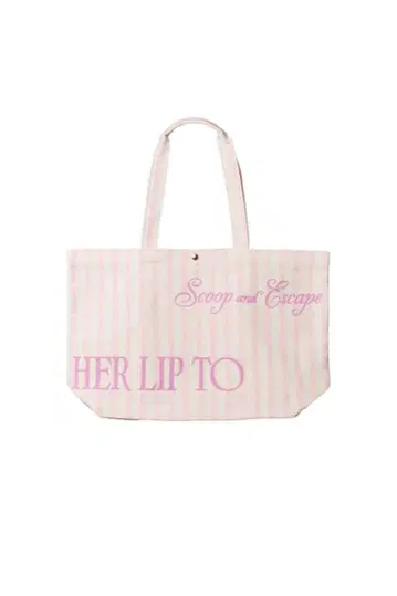 Herlipto ice cream Large Tote pink
