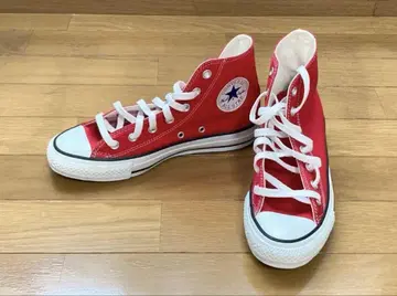 CANVAS ALL STAR HI 레드 24.5cm