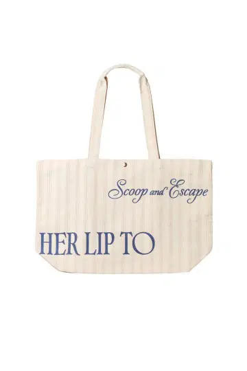 Scoop and Escape Large Tote navy