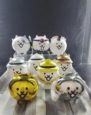 냥코 대전쟁 캡슐 캐릭터 피규어 가챠가챠 금 고양이 가마토토 탐험대