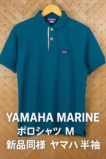 YAMAHA MARINE 피케 셔츠 M 새상품급 야마하 반팔