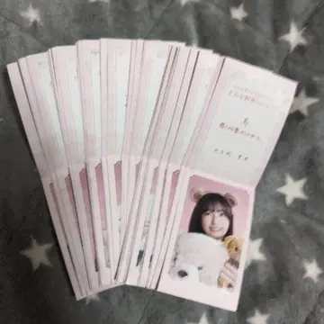 NOGI 노기자카46 전 멤버 회장 한정판 꽝 티켓 8월