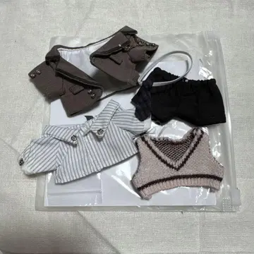 무속성 봉제 인형 10cm 의류