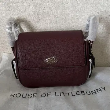 HOUSE OF LITTLE BUNNY 숄더백 와인 레드