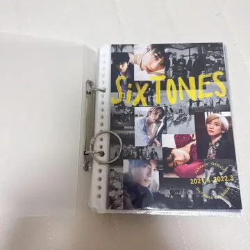 SixTONES 달력 2021.4~2022.3