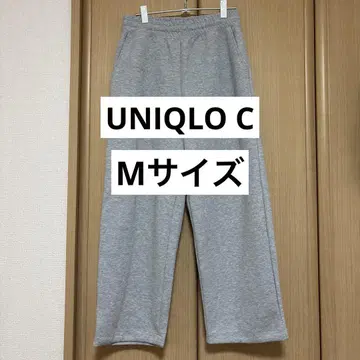 [ UNIQLO ] 맨투맨 와이드 팬츠/표시 사이즈 M 사이즈 그레이