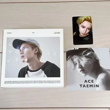 TAEMIN ACE 앨범 트레이딩 카드 포함