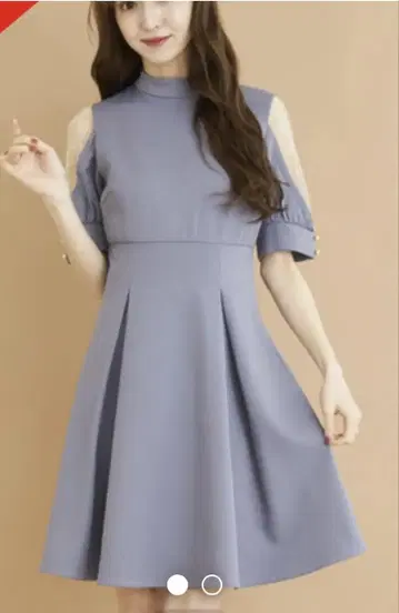 titty&co. 오픈 숄더 레이스 원피스