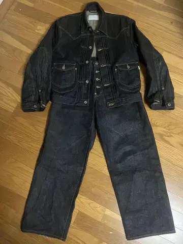 슈가힐 데님 셋업