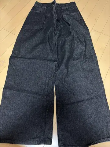 JEANASIS 턱 와이드 팬츠